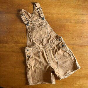 Patagonia tan organic overall shorts S